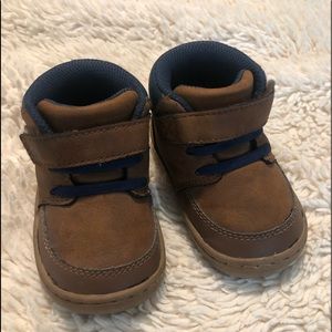 Surprise target stride right brown dressy casual shoes toddler size 4 boys